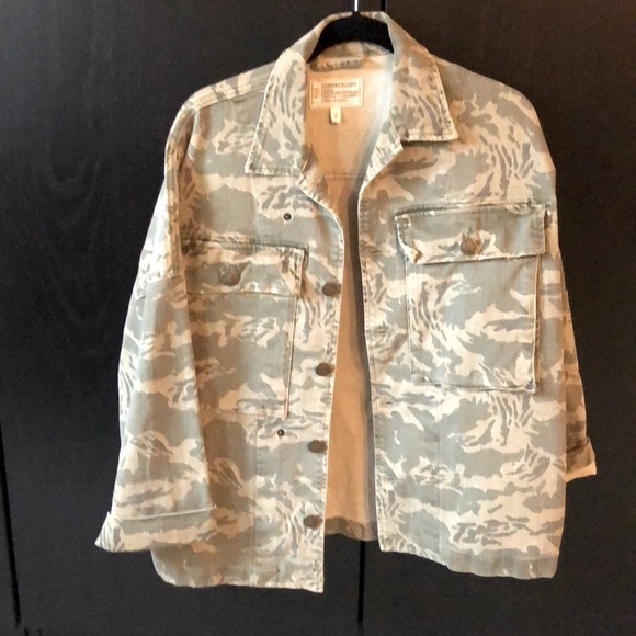 Current/Elliott Camo Jacket size 2 (M) new‎ - Picture 1 of 9